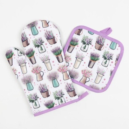 The kitchen set of the Provence shares, a severity of 17*17 cm, mittens 26*16 cm, 100% p/e-1