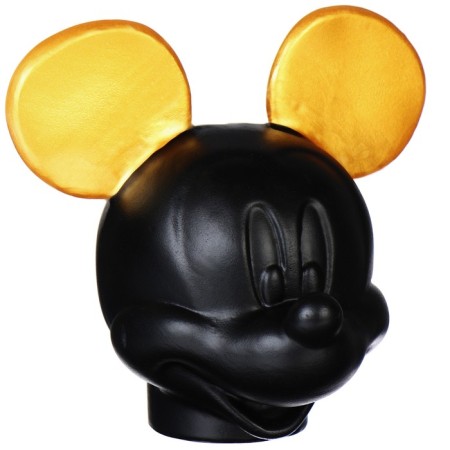 Mickey Mickey Mouse, Gypsum, 16x14x13 cm, Golden, Black, Disney-2