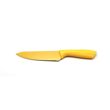 Knife of cook Atlantis, yellow color, 15 cm