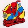 Children's raincoat, size s, 92-98 cm, spider-man