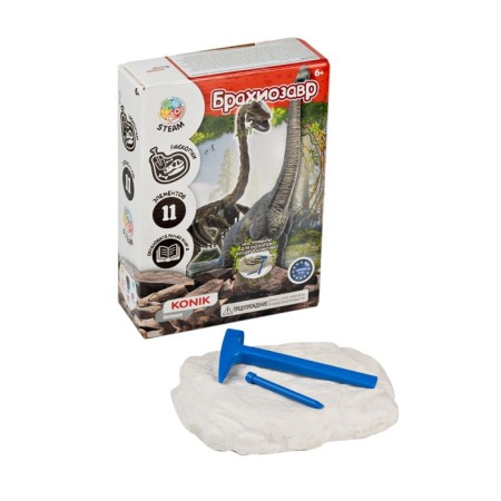 Konik science experiments “Excavations of fossil animals. Brachiosaurus "-1