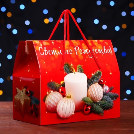 Gift box "Light", boxing box 20.5 x 12 x 17 cm-1