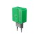 Network charger More Choice NC46, 2 USB, 2.4 A, Green