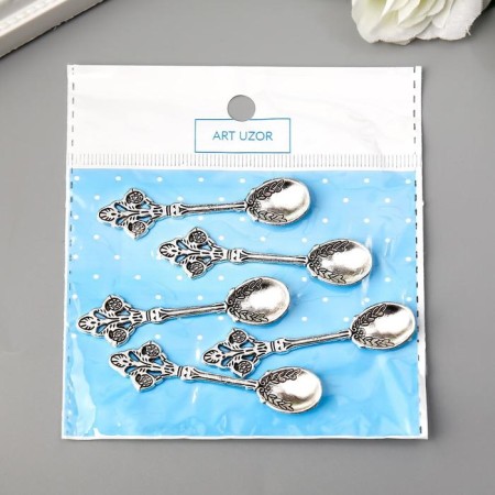 Souvenir wallet metal "Royal spoon" 5.9x1.4 cm-3