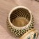 VAZ with a lid weaved, from bamboo 15x15x17 cm