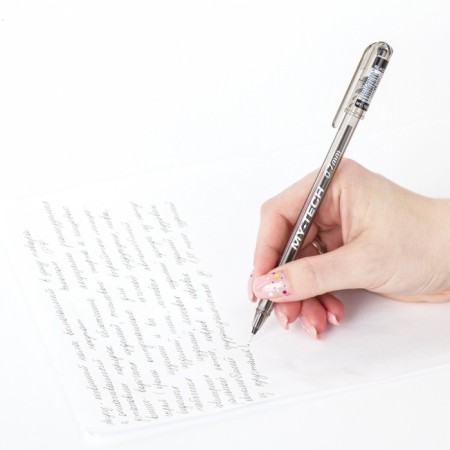 Handle Ball oil Pensan My-Tech, node-bela 0.7 mm, black ink black-3