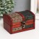 Casket Wood Elevated "curls and mesh" chest mix 8x13x9 cm