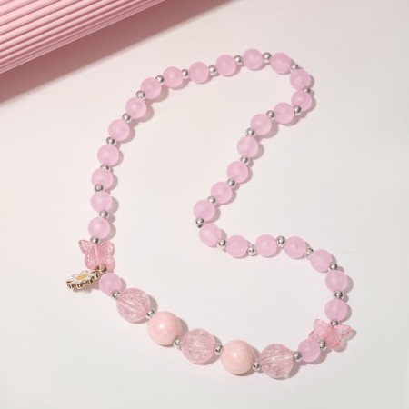 Children's “chosen” butterfly butterfly with chamomile, pink color-2