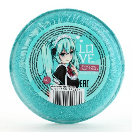 Love bathtub, 130 g, mint aroma, Beauty Fooch-1