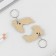 Parisen key rings for keys "Bunny", 6.5 x 6.8 cm