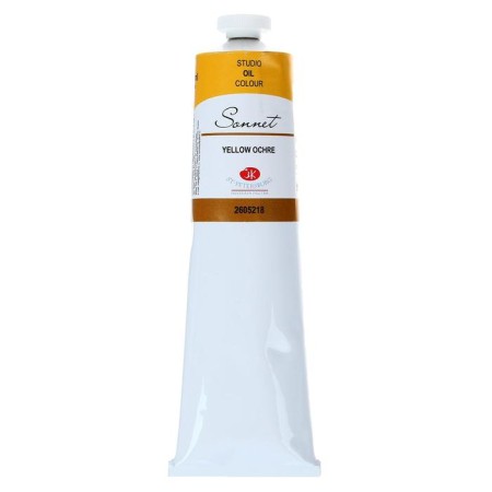 Oil paint in a tube 120 ml, ZHK "Sonnet", ocher yellow, 2605218-1