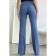 Female trousers, size 44, blue color