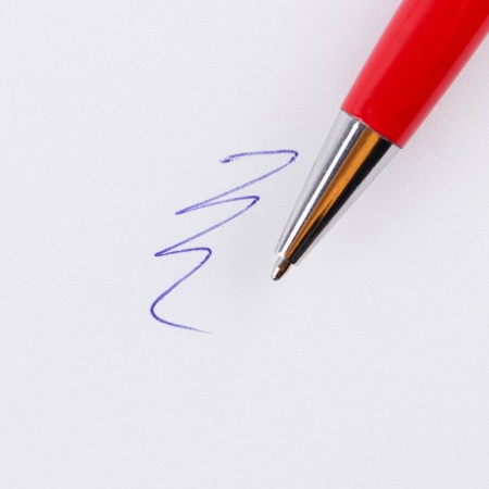 Ballic Metal pen “Sports Russian”, blue paste, 1 mm-3
