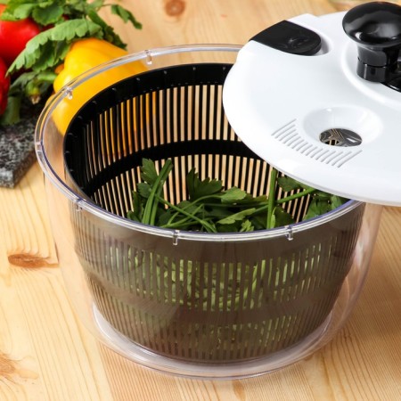Centrifuge for drying greens Magistro Vegan Pro, 5 l, plastic, black/white color-4