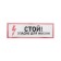 Sticker of electrical safety sign "Stop, life -threatening" 100*300 mm Rexant