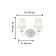 Bra Malta, 2x40W E14, white color