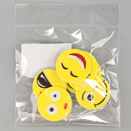 A set of figures from EVA on an adhesive basis "Smiles", 8 pcs mix-3