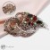 Brooch "1000 and 1 Night" Whirlpool, colored in black gold