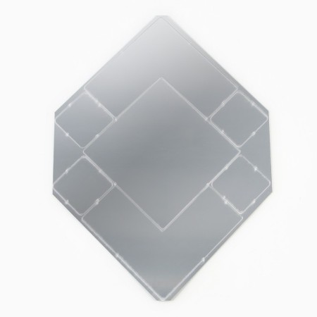 Wall mirror "rhombus", 7 elements, a rr from 21 x 21 cm to 8 x 8 cm-1