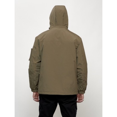 Sports male jacket, size 52, dark beige color-10