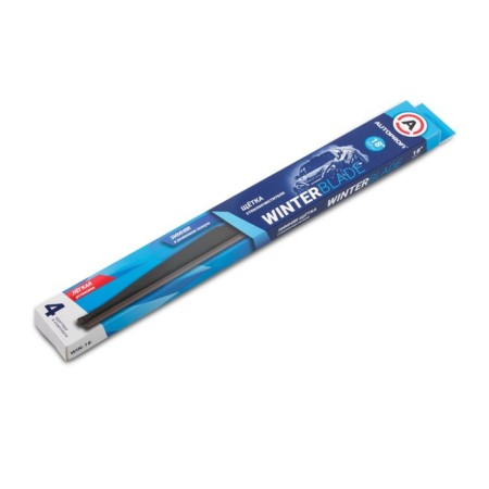Autoprofi wiper brush, winter, in a rubber casing, 4 adapters 18 inches, 450 mm 9868-5
