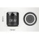 Clock - Electronic desk alarm clock: column, Bluetooth, TF card, 7.6 x 8.8 cm, USB