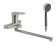Accoona A7130A bath mixer, one -leaf, with shower set, brass, satin