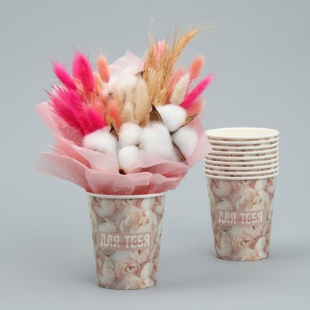 A glass for flowers "Flowers", 250 ml-3