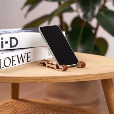 Drovo wooden designer, smartphone stand-5