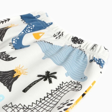 Children's sliders, white/dino color, height 80 cm-1