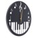 Watch Wall Interior "Piano", silent, D-40 cm