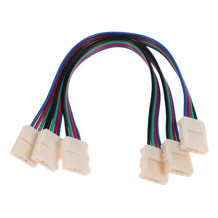 A set of connecting connectors Ecola for RGB tape, 10 mm, 3 pcs