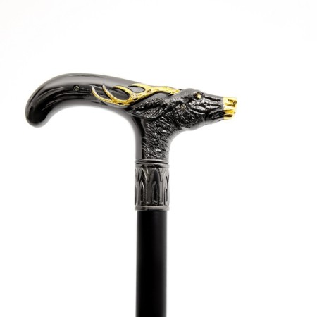 Souvenir product cane with a dagger, a blade 30cm, a deer handle-3