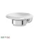 Holder with a soap dish, porcelain; Chrome, 3SC