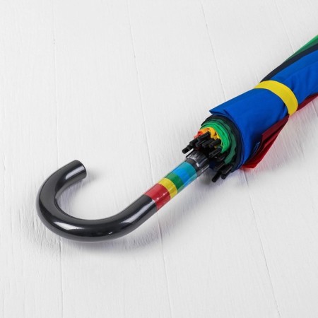 Umbrella - a semiautomatic “rainbow” cane, Eponge, 16 knitting needles, r = 61 cm, multi -colored-6
