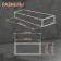 Rectangular, ventilation zein, 60 x 204 mm, 2.0 m