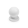 Handle button Cappio RK146, D = 20 mm, white color