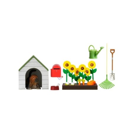 Game set for the puppet house Smoland "Garden set with a pet"