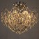 Chandelier 6x60W E27 +LED PDD Chrome 56x56x47cm SVK