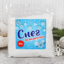 Snow is polymer, transparent, 100 g
