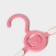 Hangers - clothes for clothes children's shares "Bear", 28 × 16 cm, 5 pcs, pink color