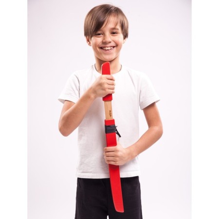 Wooden sword "Vakazashi", in a sheath, red color, beech-8