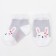 Socks children's baby I am “bunny”, gray color, 12-14 cm
