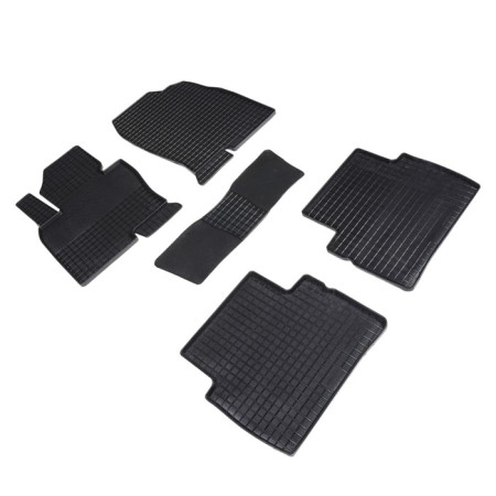 Rubber rugs "net" in the salon for Mazda CX-5 II 2017-n.