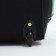 Road bag on wheels, 3 outer pockets, shoes, black/green color