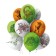 Latex ball 12 "Dinosaurs", pastel, 2-sided, set 25 pcs., Mix