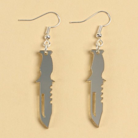 Earrings "Do not take" 6 x 9 cm-2