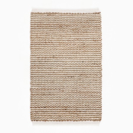 Carpet Ethel Natural 60*90cm, 40% cotton/ 60% juts, 2000 g/ m2