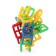 Falling tower-jenga “Tower against chairs” with a fantamy, 54 Bruska, 18 chairs, 12+