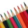 Pencils of watercolor 18 colors, in a cardboard box, sharpened